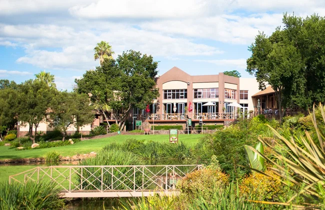 Glenburn Lodge with its gardens and outdoor terrace