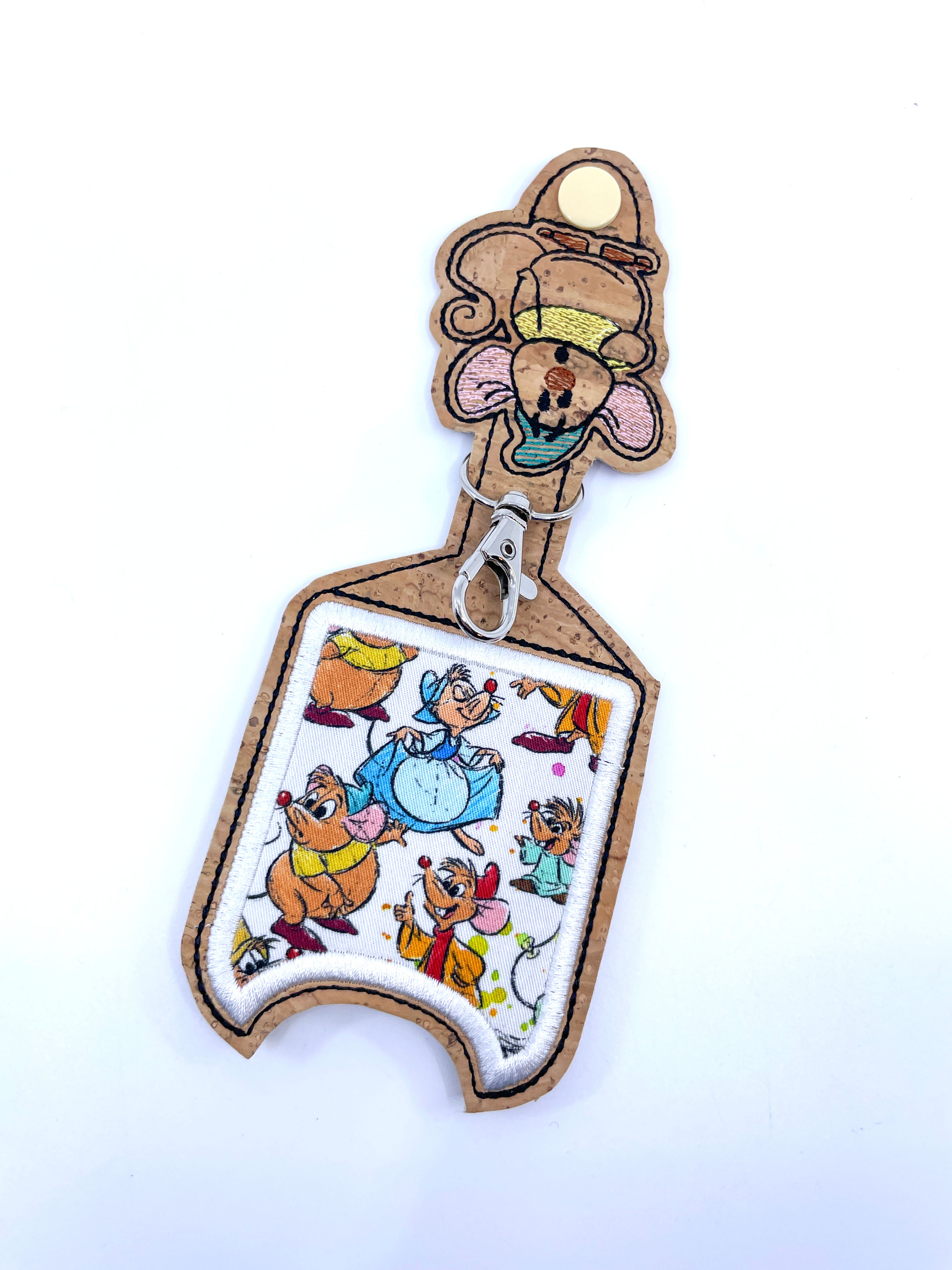 Mouse Sanitizer Holder Keychain 2oz