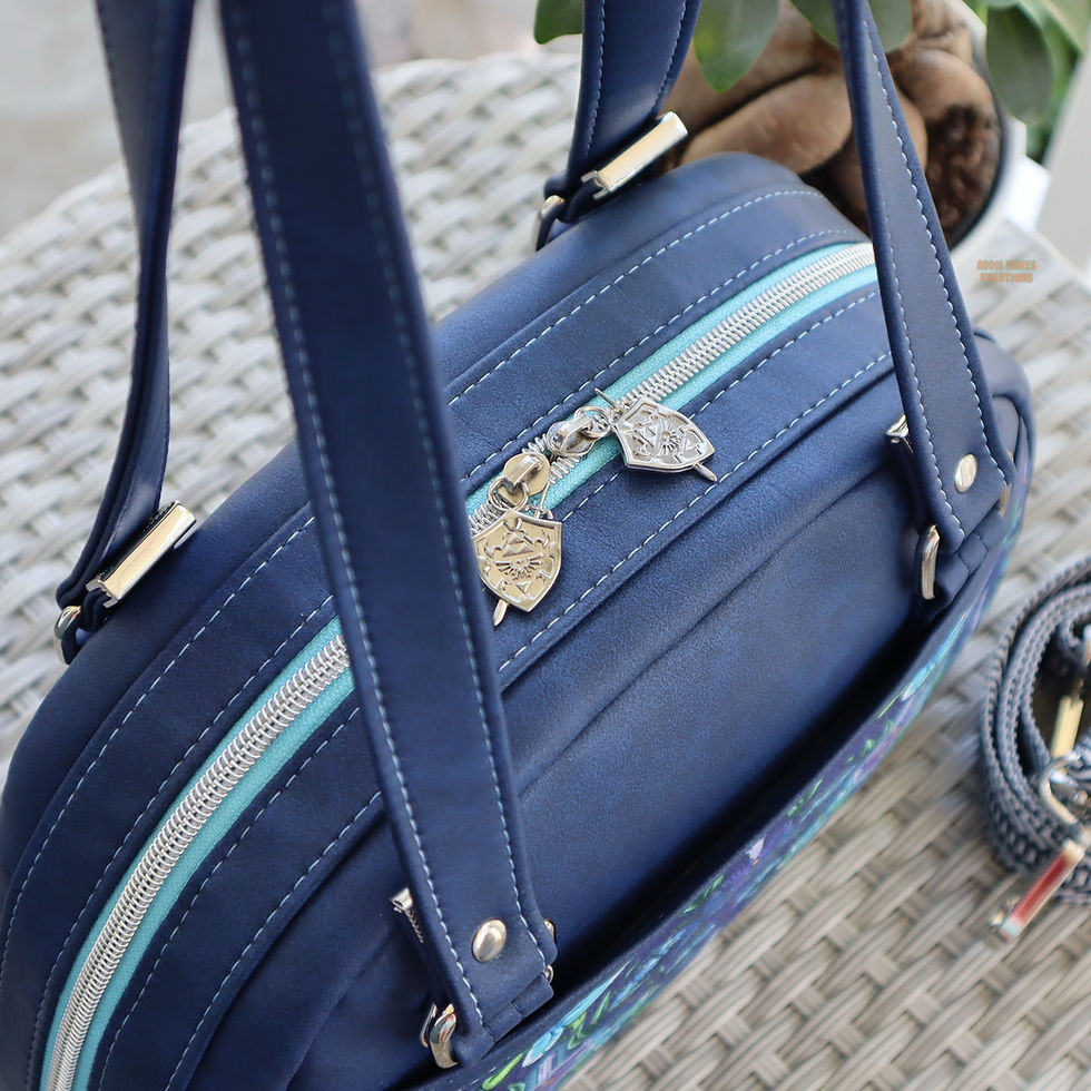 Thumbnail: Floral Hyrule Bowler Bag