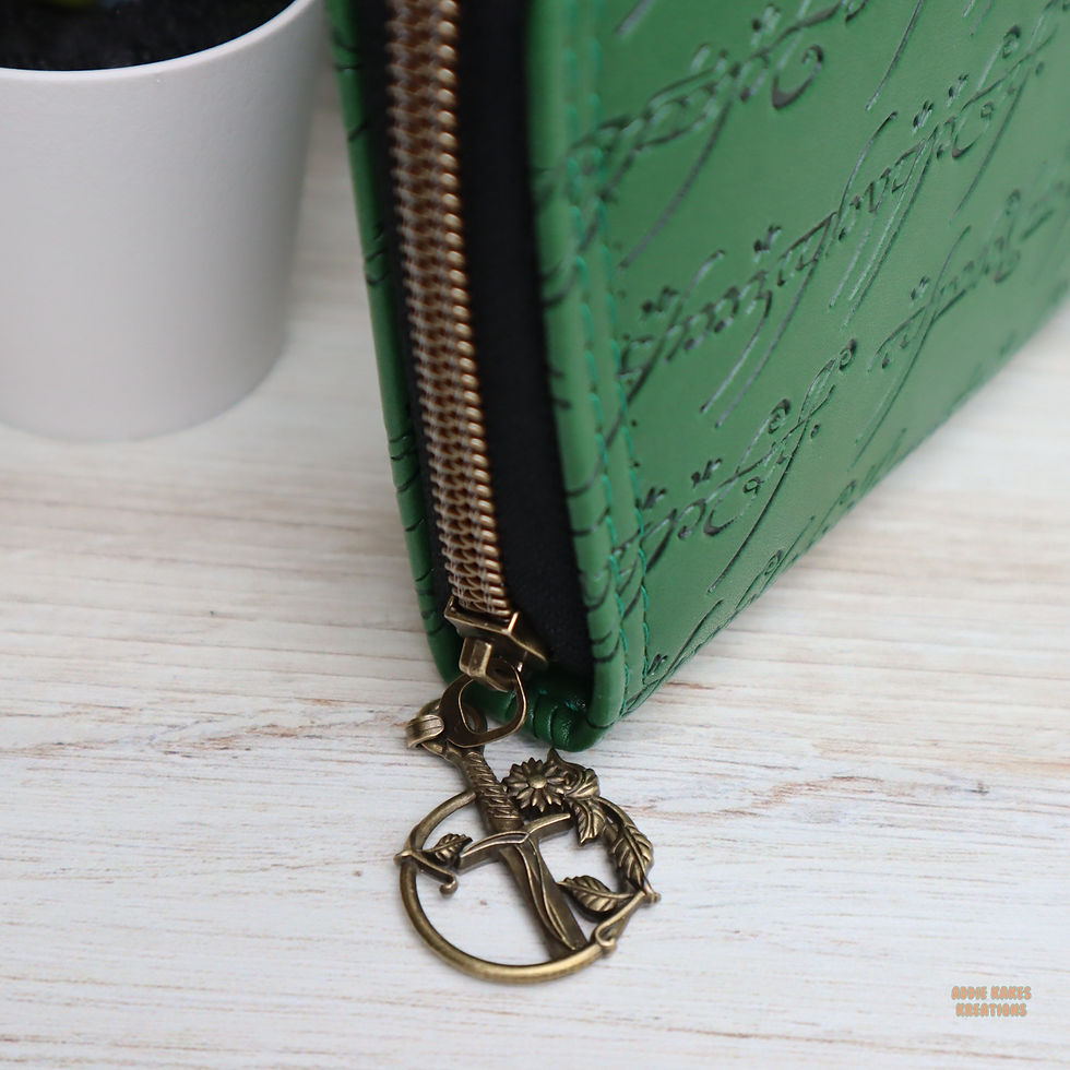 Thumbnail: Debossed LotR Mini Classic Zip Around Wallet