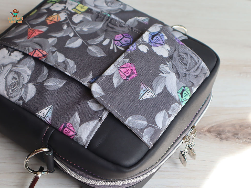 Thumbnail: Floral Dice Ojyma Crossbody Bag