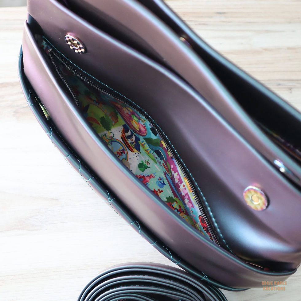 Thumbnail: Shimmer Park Rides Fibi Foldover Crossbody