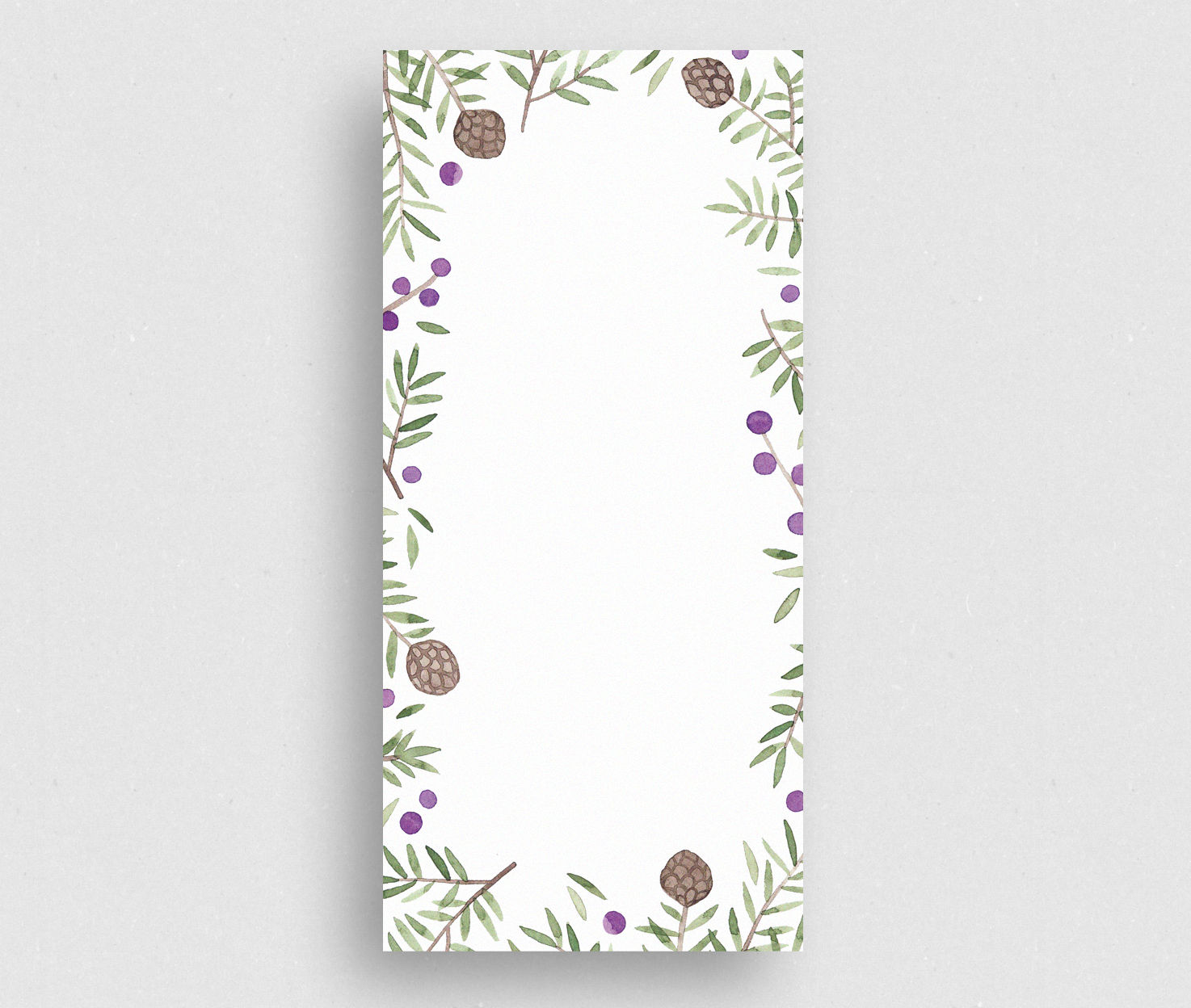 Notizblock | Tannenzweige