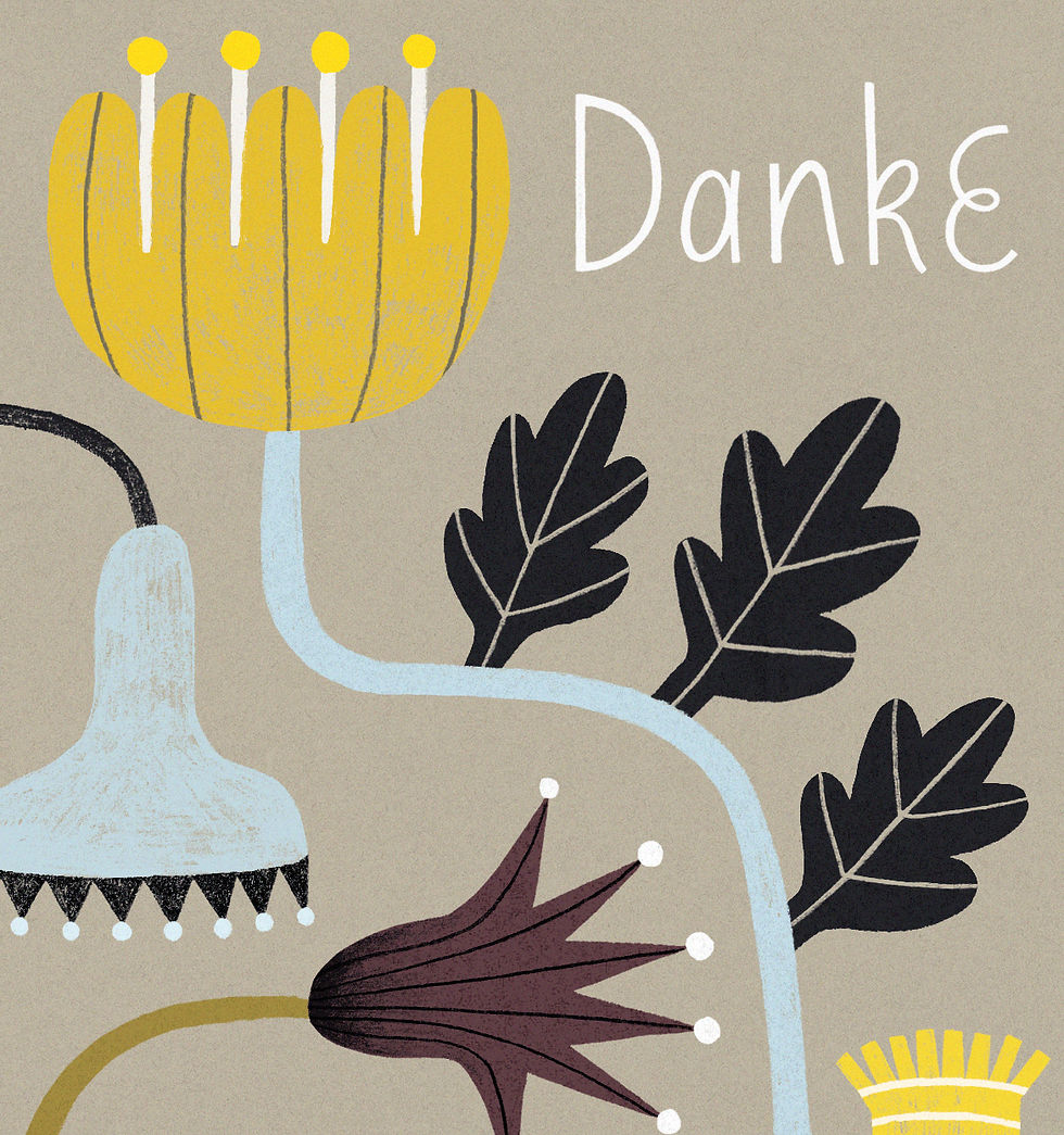 Miniaturbild: Postkarte | Danke Flora