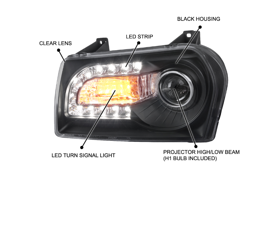 Thumbnail: CHRYSLER 300 New Gen Style LED Headlights