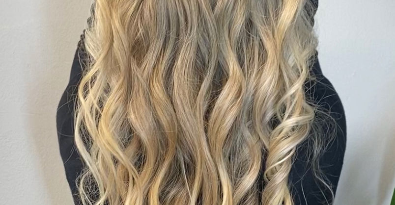 two rows and gray blending