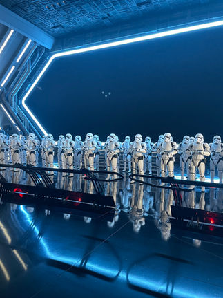 March of the First Order Stormtroopers at Disney's Hollywood Studios Star Wars Galaxy's Edge