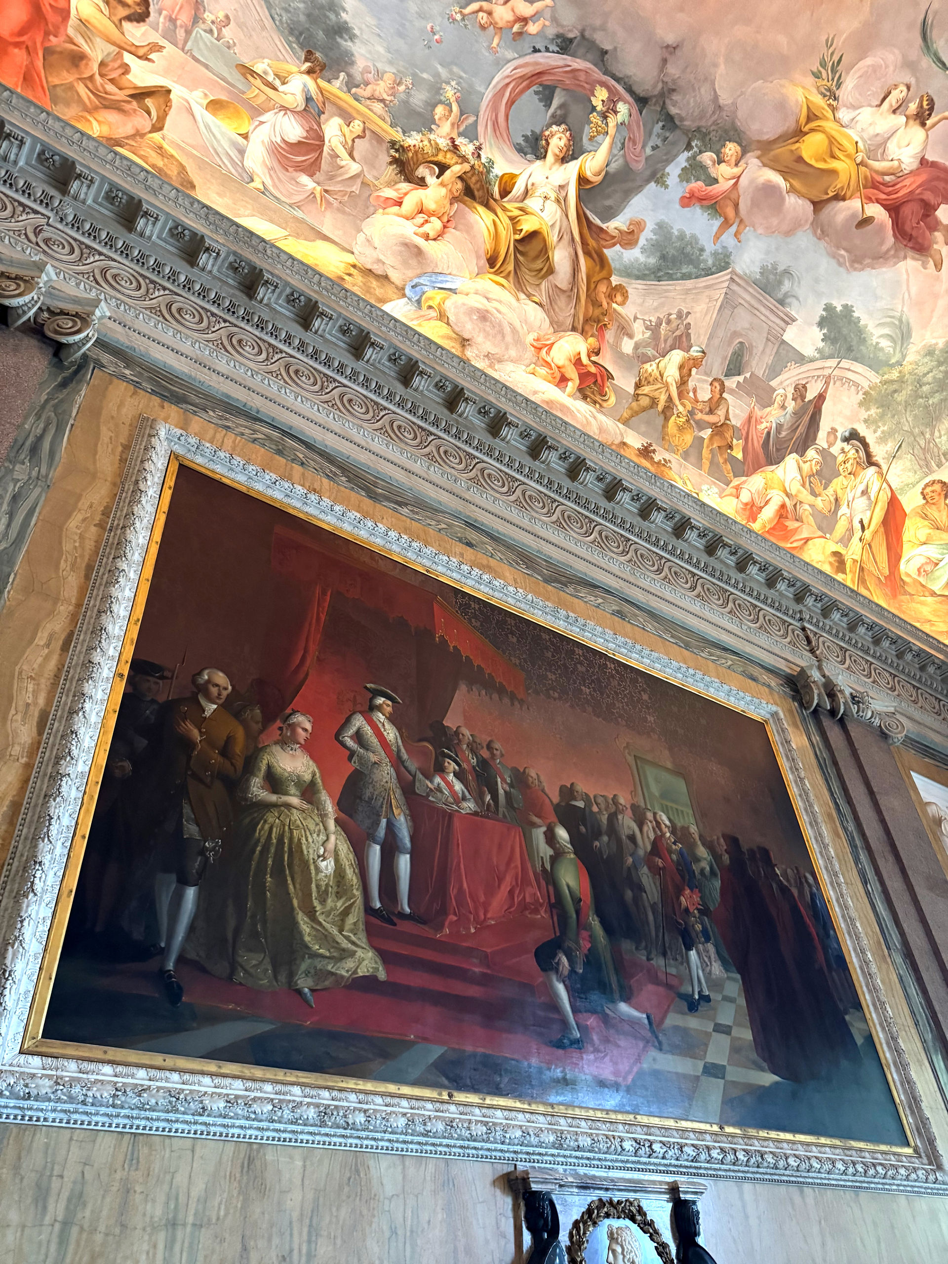 Interior of Royal Palace of Caserta 