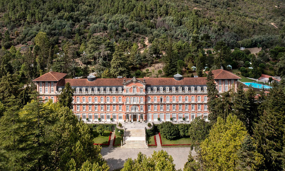 Exterior photo of Vidago Palace Hotel in Portugal