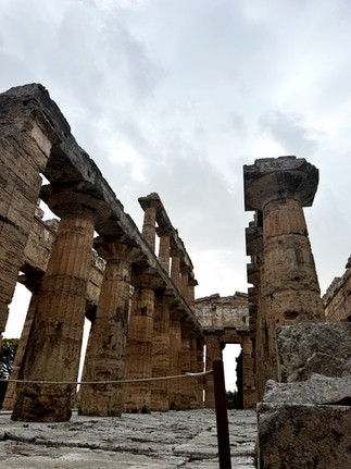 Paestum Archaeological Site in Southern Italy