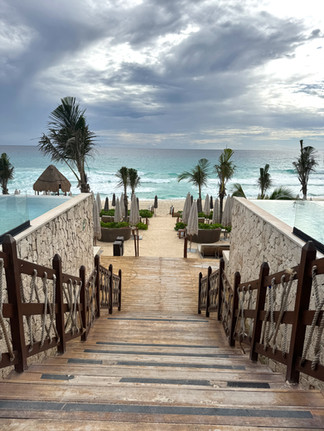 Ennea Beach Club near Hyatt Vivid Grand Island