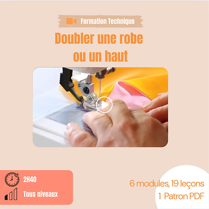 Comment doubler une robe ou un haut