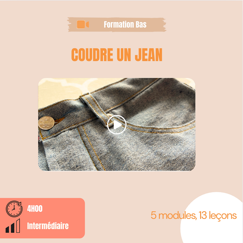 Coudre un jean