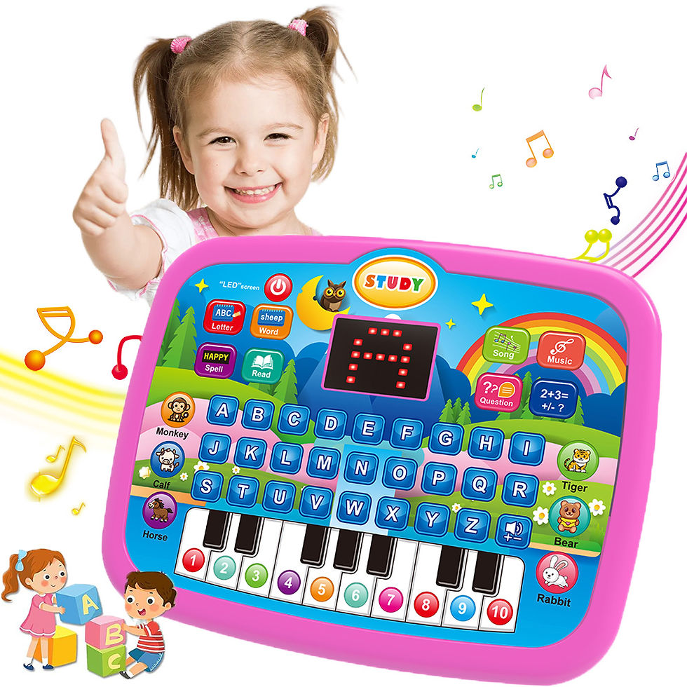 Miniatura: Kids’ Education Tablet Toy, Age 3+ Literacy Math Music Learning, Doubles as El
