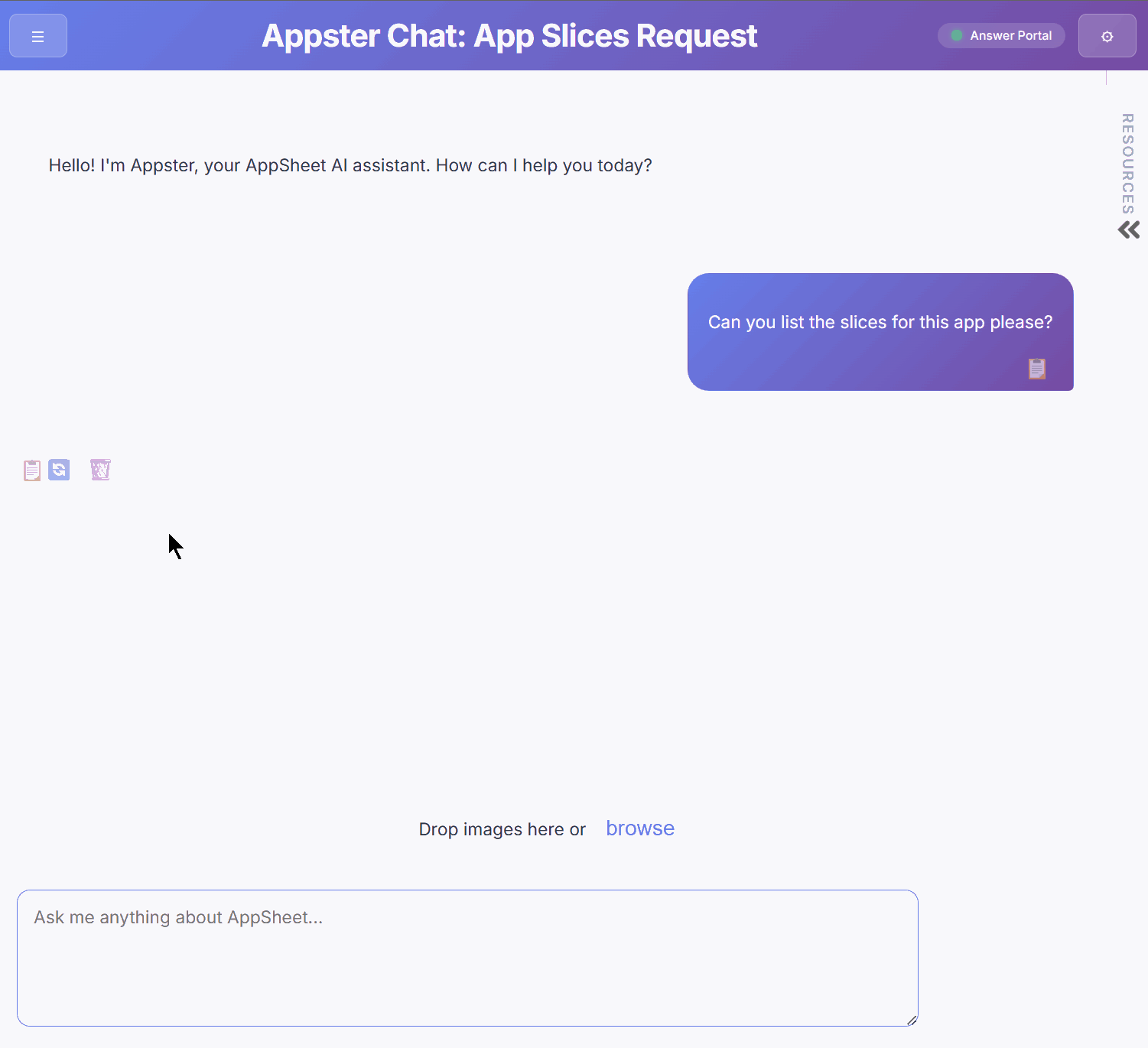 appster finding slices through the app bridge.gif