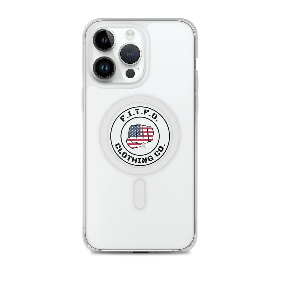 Thumbnail: FITFO MagSafe® Clear Case for iPhone® (Black Logo)