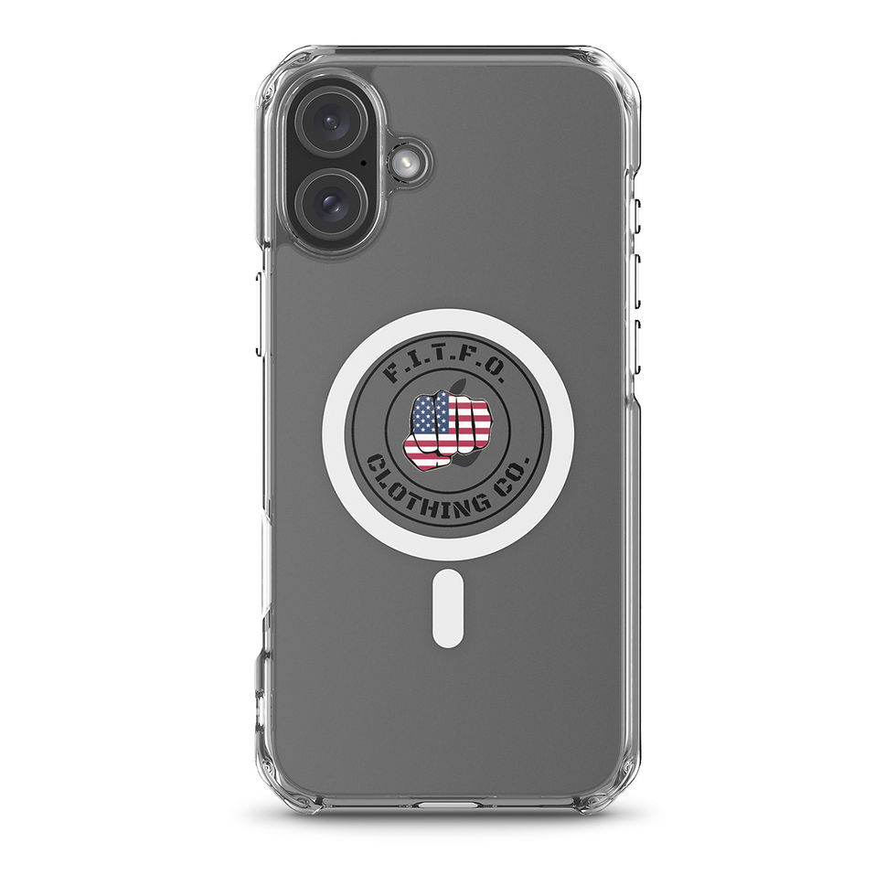 Thumbnail: FITFO MagSafe® Clear Case for iPhone® (Black Logo)