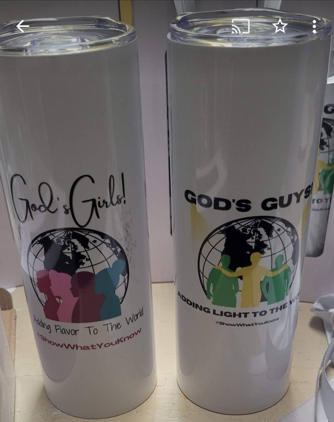 God's Girls Tumbler without Handle