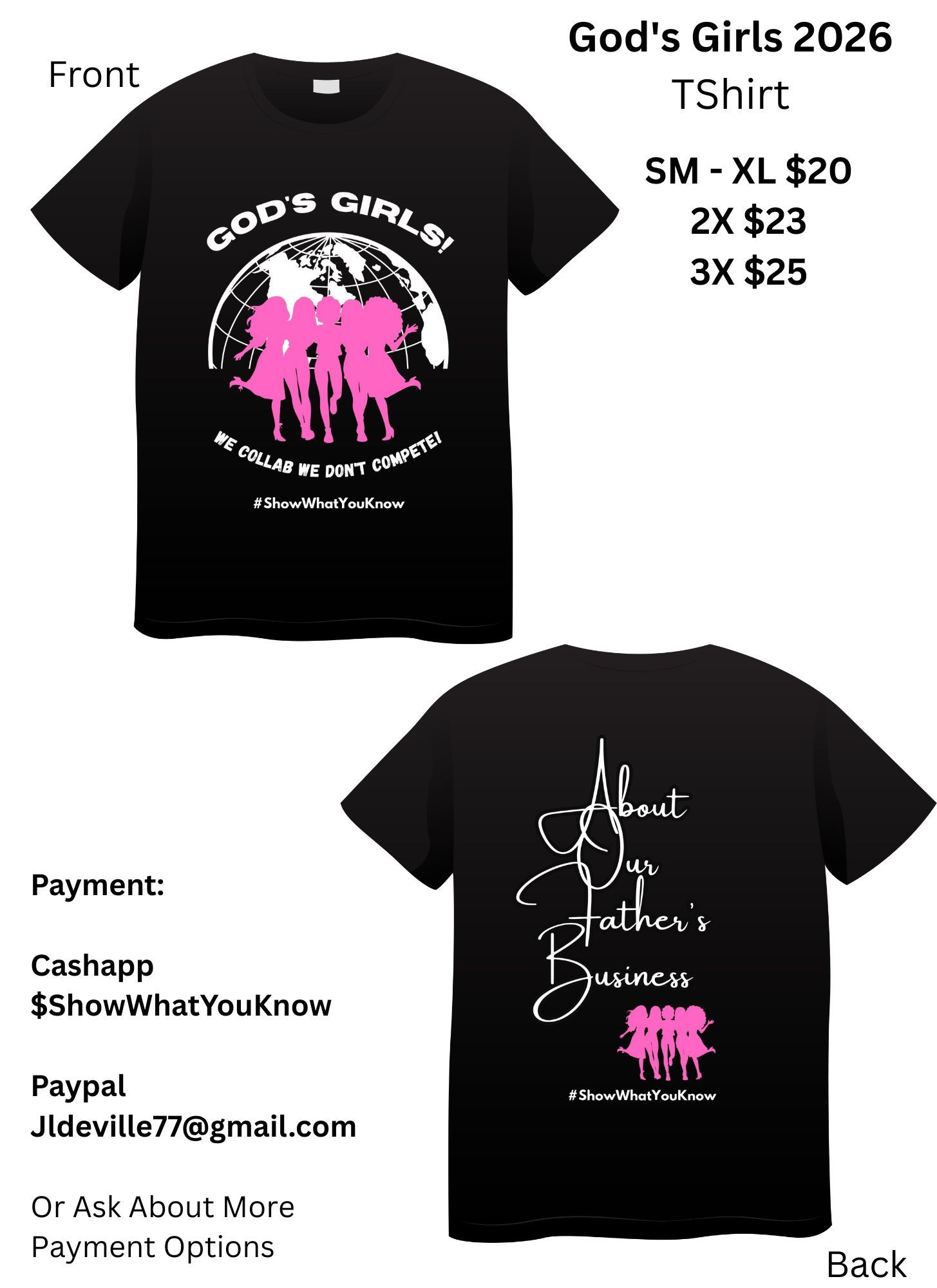 GOD'S GIRLS - TSHIRT 2026