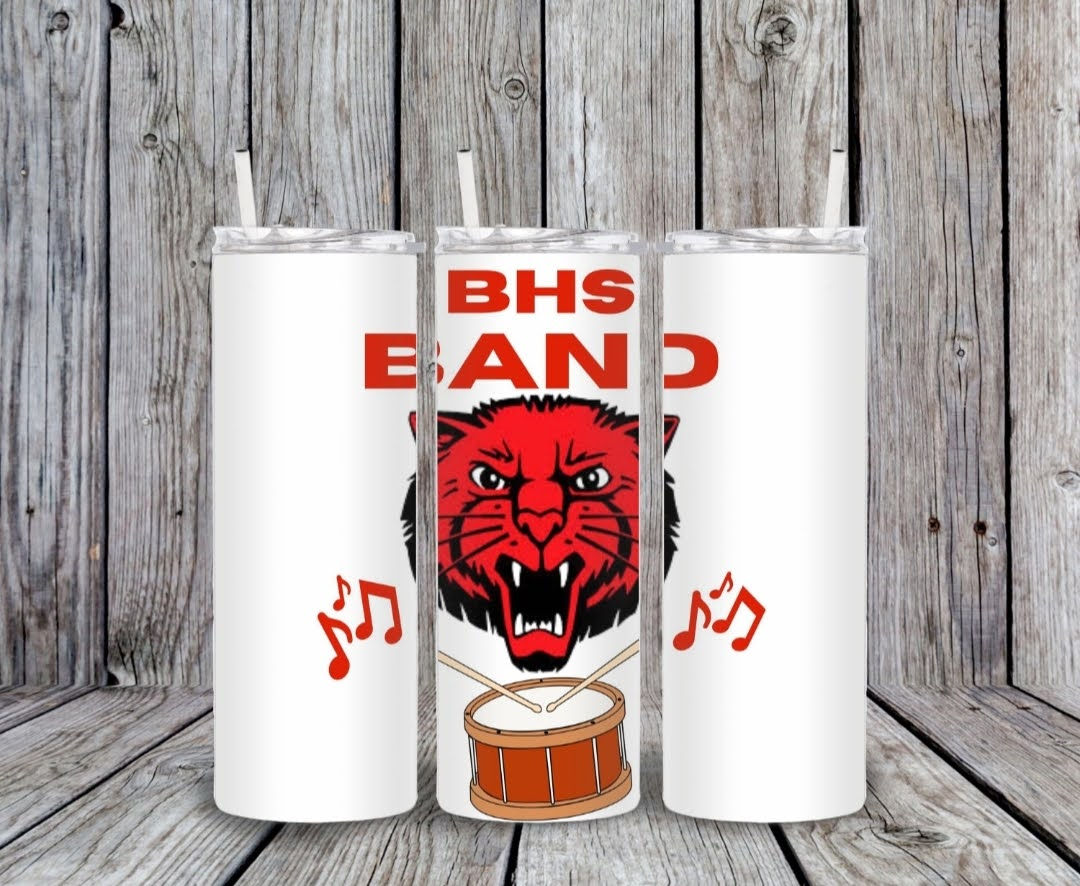 20 Oz Tumbler - BASILE BAND - DRUM