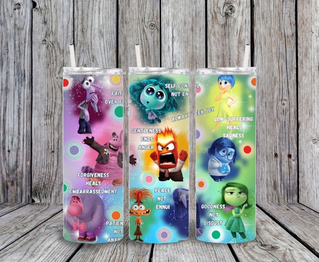 20 Oz Tumbler - Inside Out Multi Color