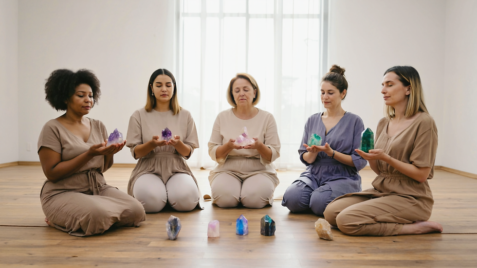 healing crystals ritual