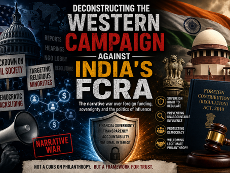 Deconstructing the Western Campaign Against India’s FCRA