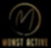 Monst Active logo displayed on a black background, symbolizing strength and resilience."