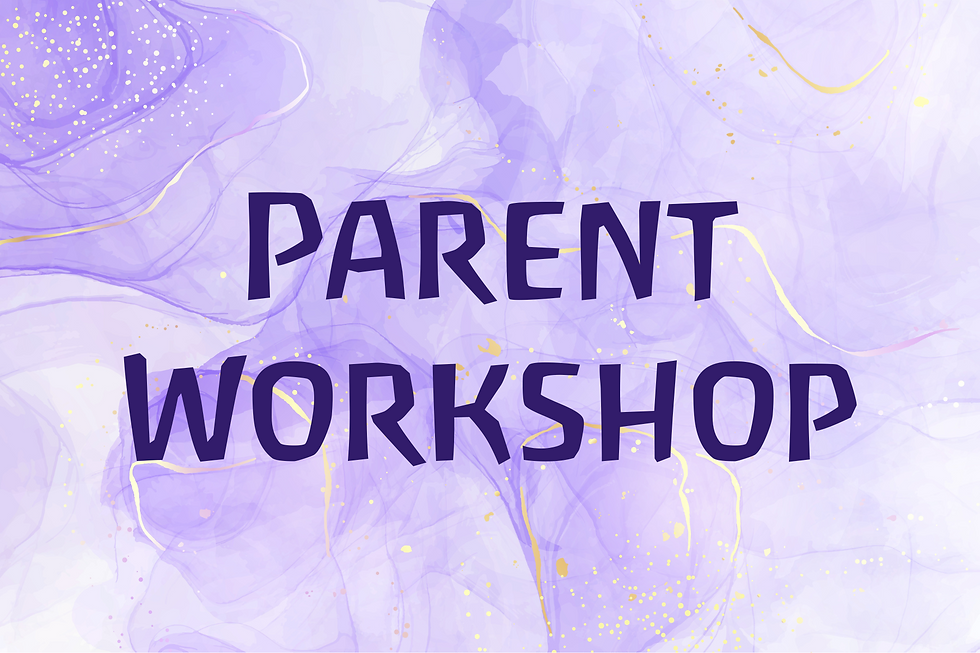 Parent Workshop: Guest Speaker Kate Hammond