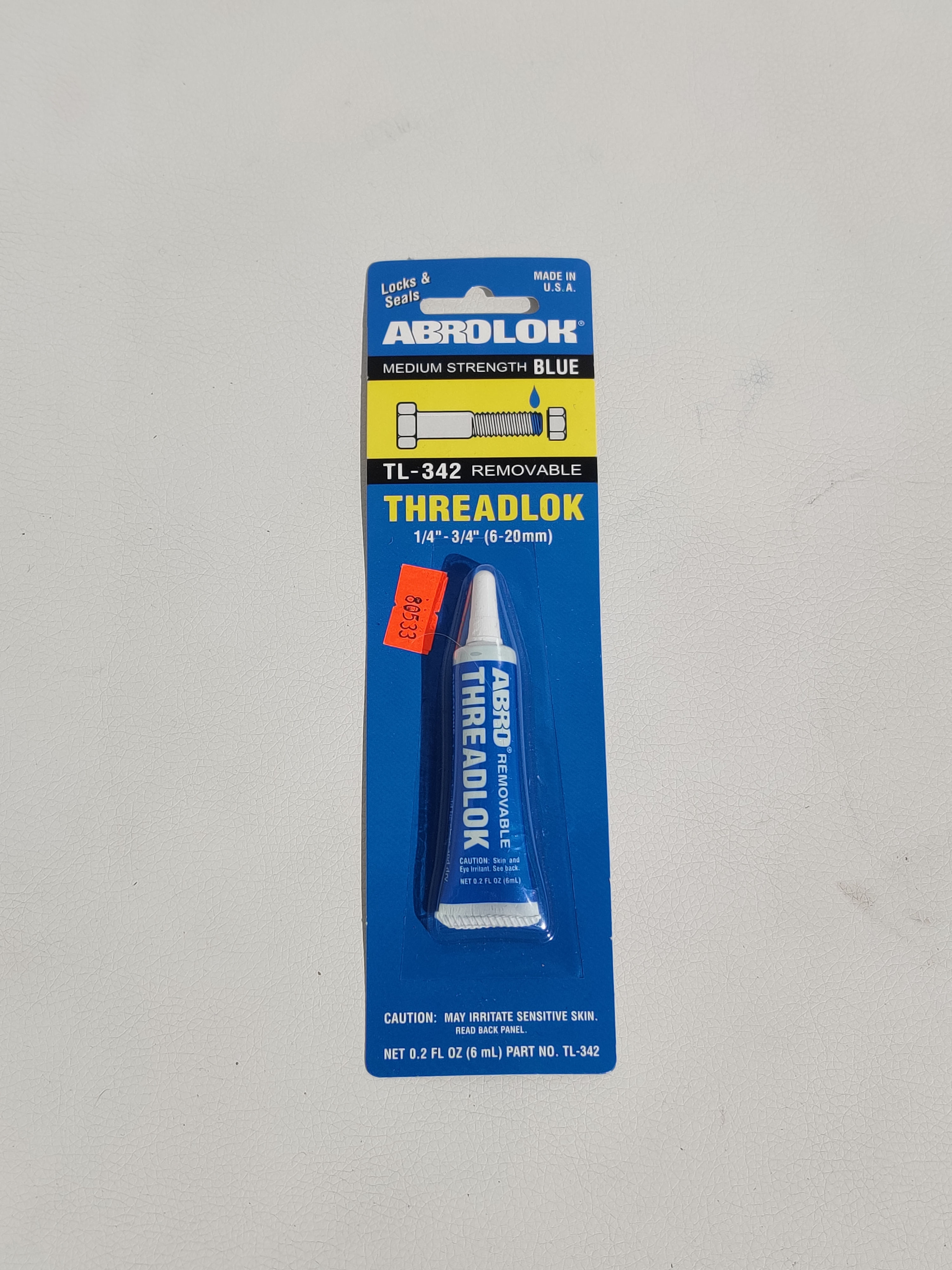 ABRO sriegių fiksatorius mėlynas