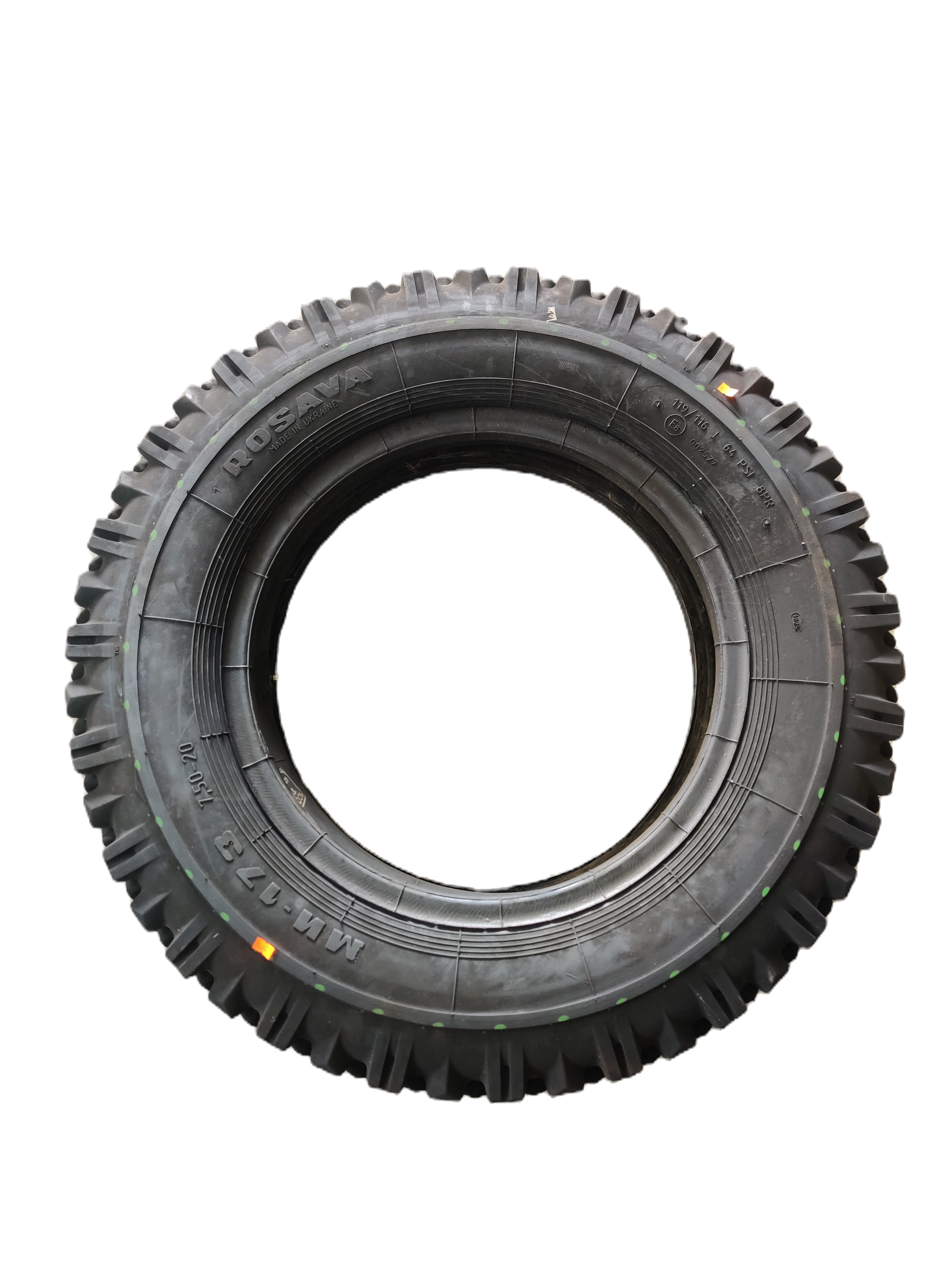 Padanga 7.5-20 MI173 Rosava 8PR 119/116j 1.36t/1.25t/100km/h 4.4atm. TTF