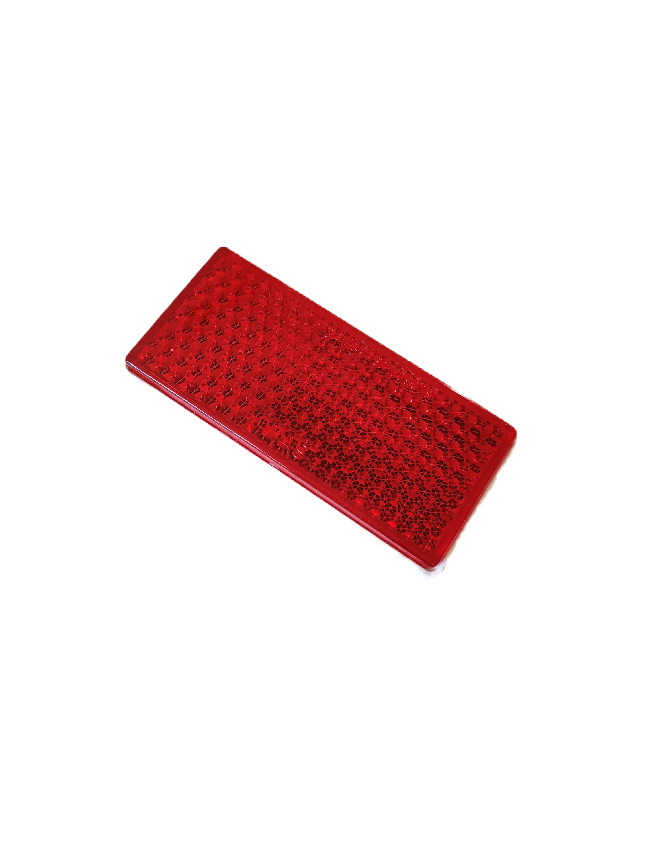 Atšvaitas UP raudonas klijuojamas stačiakampis 105x48mm