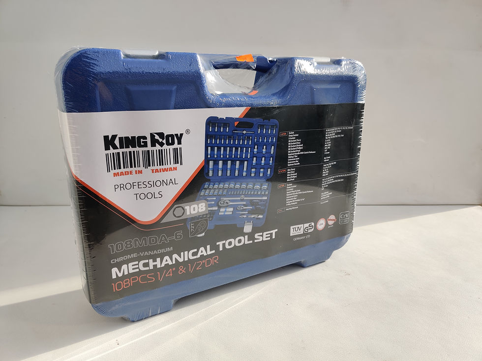 KING ROY 1/4" + 1/2" Galvučių rinkinys 108vnt.