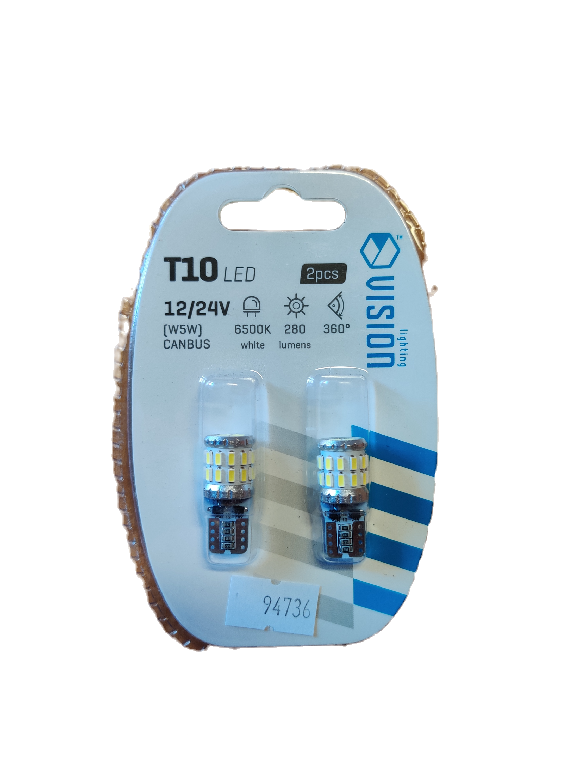 Lemputė LED CANBUS 12-24V W5W T10.2vnt