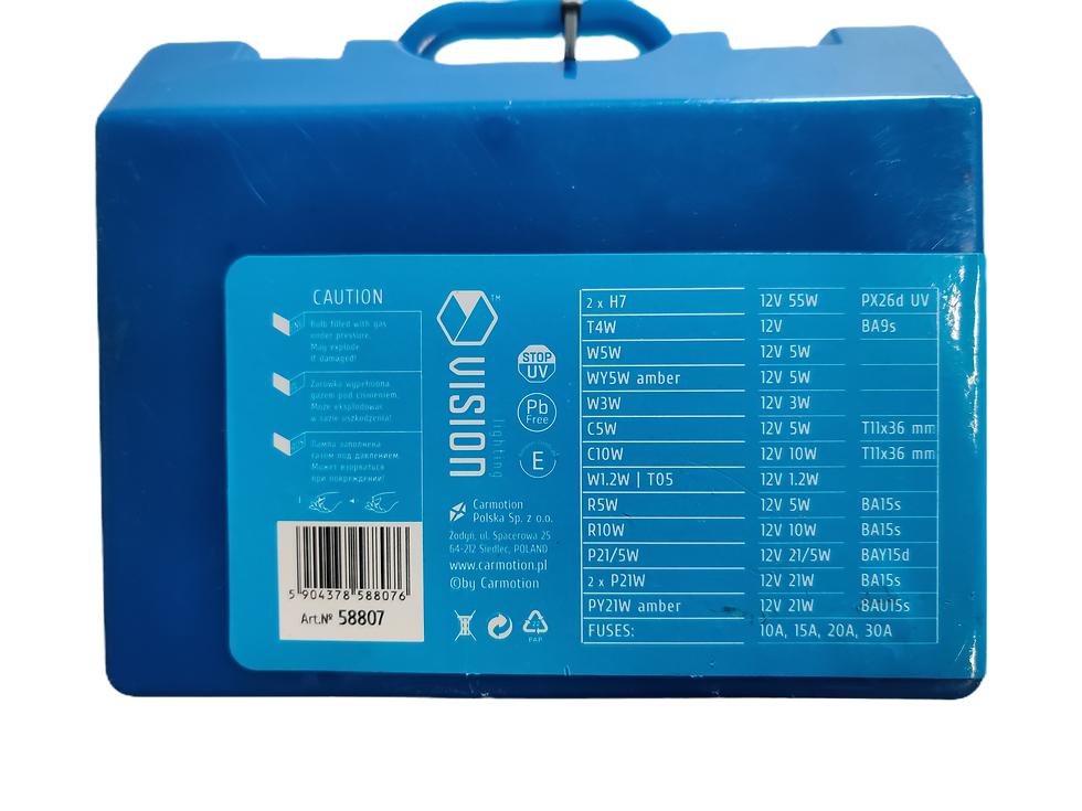 Miniatiūra: Lempučių saugiklių komplektas. 12V H7