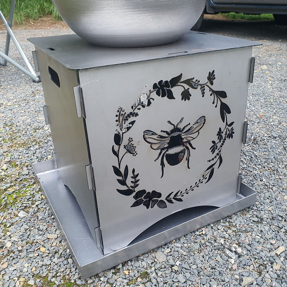Thumbnail: Campervan Firepit & Ashpan - Bumble Bee