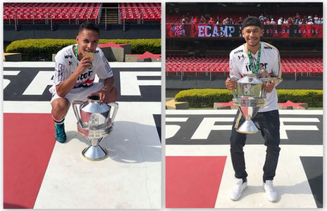 Antony e Fabinho: campeões da Copa do Brasil sub-20