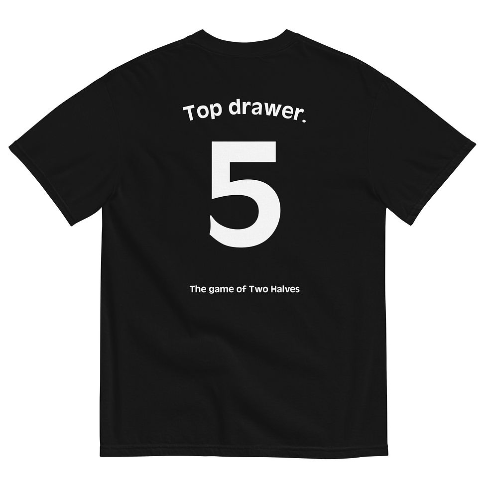Thumbnail: THE GAME OF TWO HALVES t-shirt