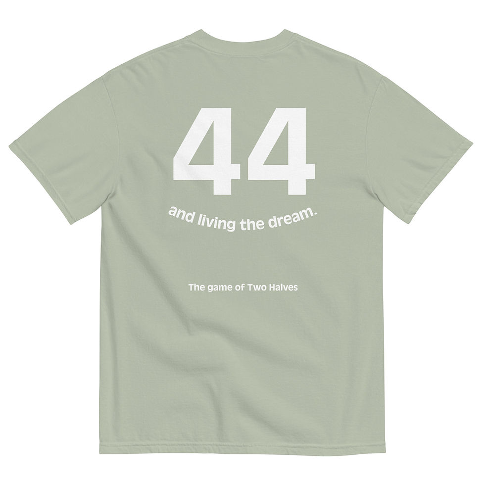 Thumbnail: THE GAME OF TWO HALVES t-shirt