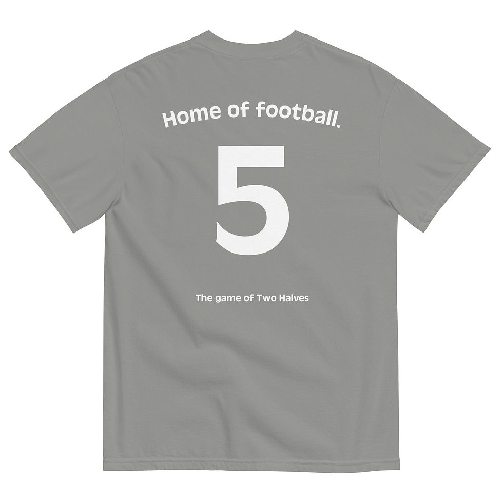Thumbnail: THE GAME OF TWO HALVES t-shirt
