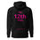 Thumbnail: Unisex Hoodie - The 12th man (#3) - pink embroidery