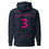 Thumbnail: Unisex Hoodie - The beautiful game (#3) - pink embroidery