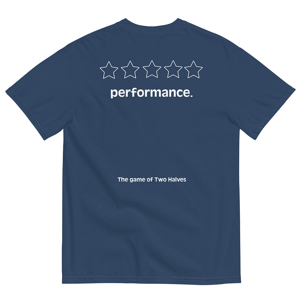 Thumbnail: THE GAME OF TWO HALVES t-shirt
