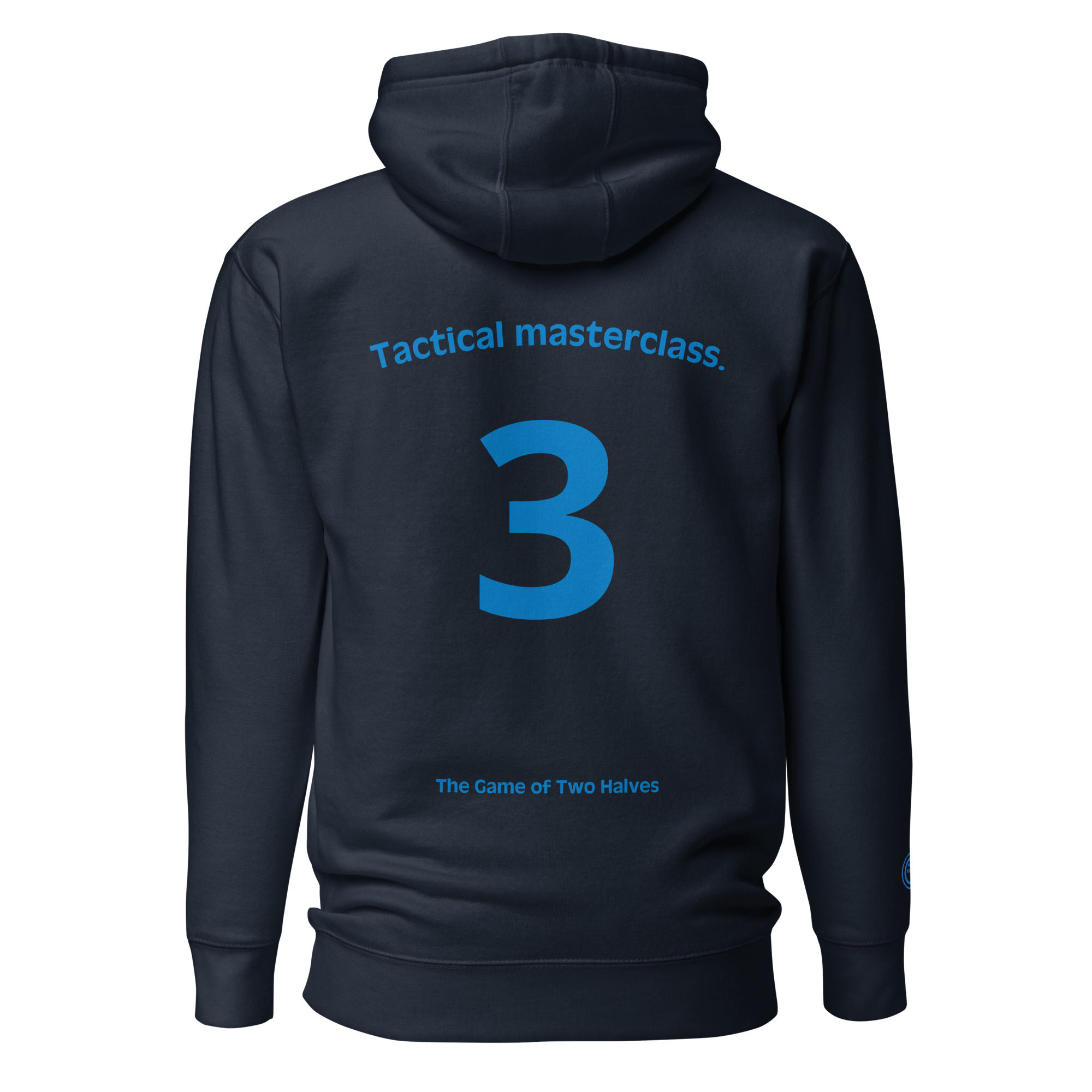 Unisex Hoodie - Tactical masterclass (#3) - blue embroidery