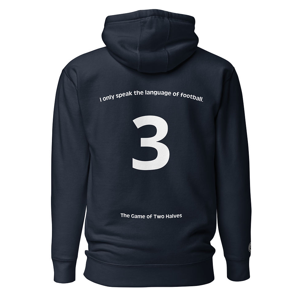 Thumbnail: Unisex Hoodie - I only speak the language of football. (#3)