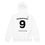 Thumbnail: Kids hoodie - Football Brain (#9) - white