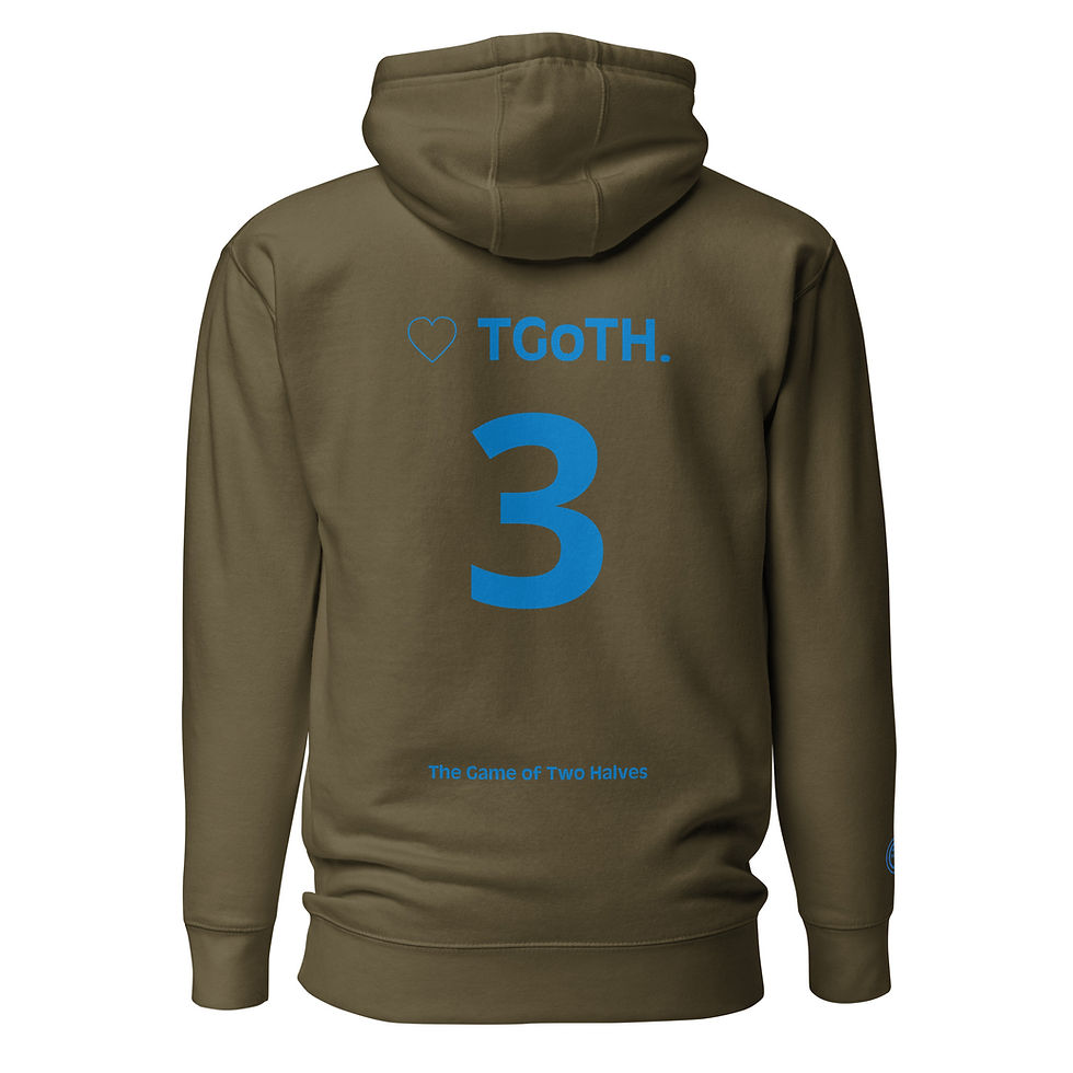 Thumbnail: Unisex Hoodie - Love TGoTH (#3) - blue embroidery