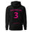 Thumbnail: Unisex Hoodie - Half-glass full (#3) - pink embroidery