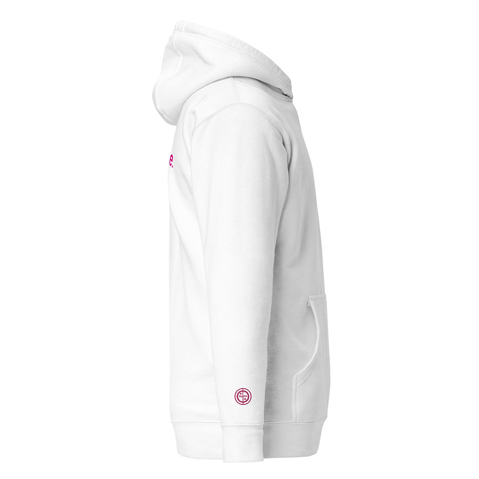 Thumbnail: Unisex Hoodie - Not a video game (#3) - pink embroidery