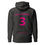 Thumbnail: Unisex Hoodie - Just dreaming... (#3) - pink embroidery